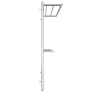 Полотенцесушитель водяной Laris Лавина 73208022 правый с полками П9 50x80см хром